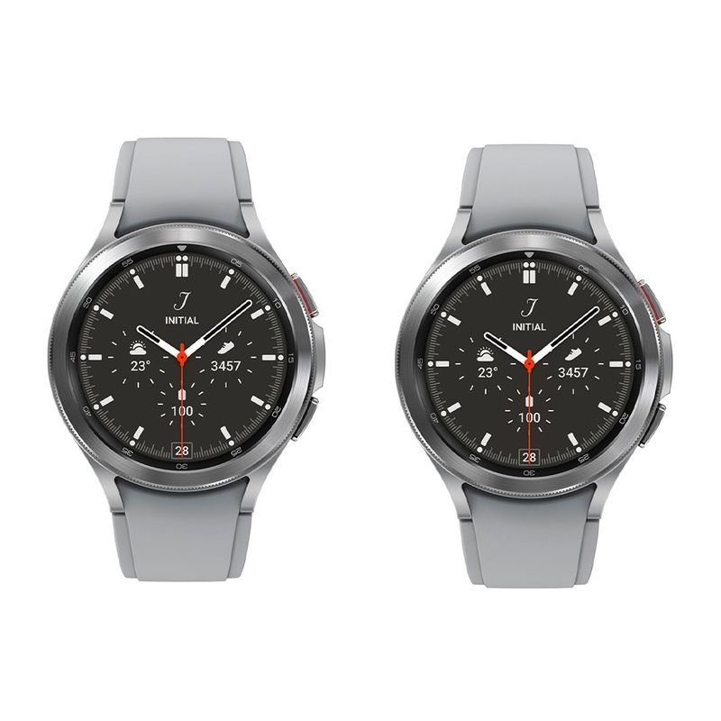 SAMSUNG - Pack 2 Galaxy Watch4 Classic 46 mm Bluetooth Plateado