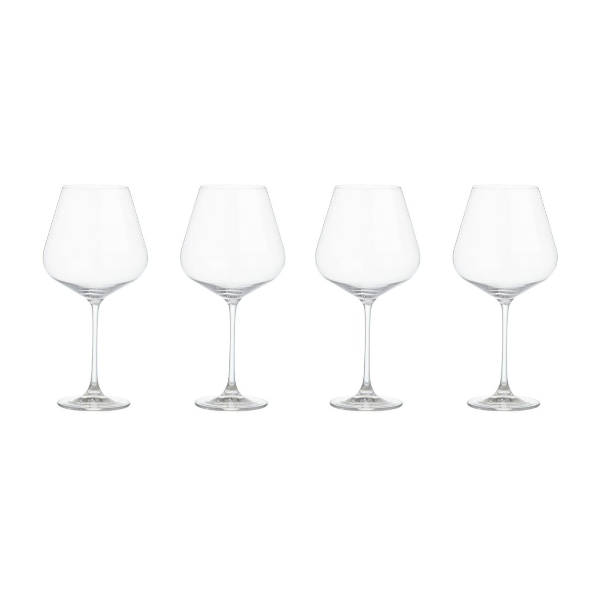 CRATE & BARREL - Set 4 Copas Vino Tinto Hip 31Oz