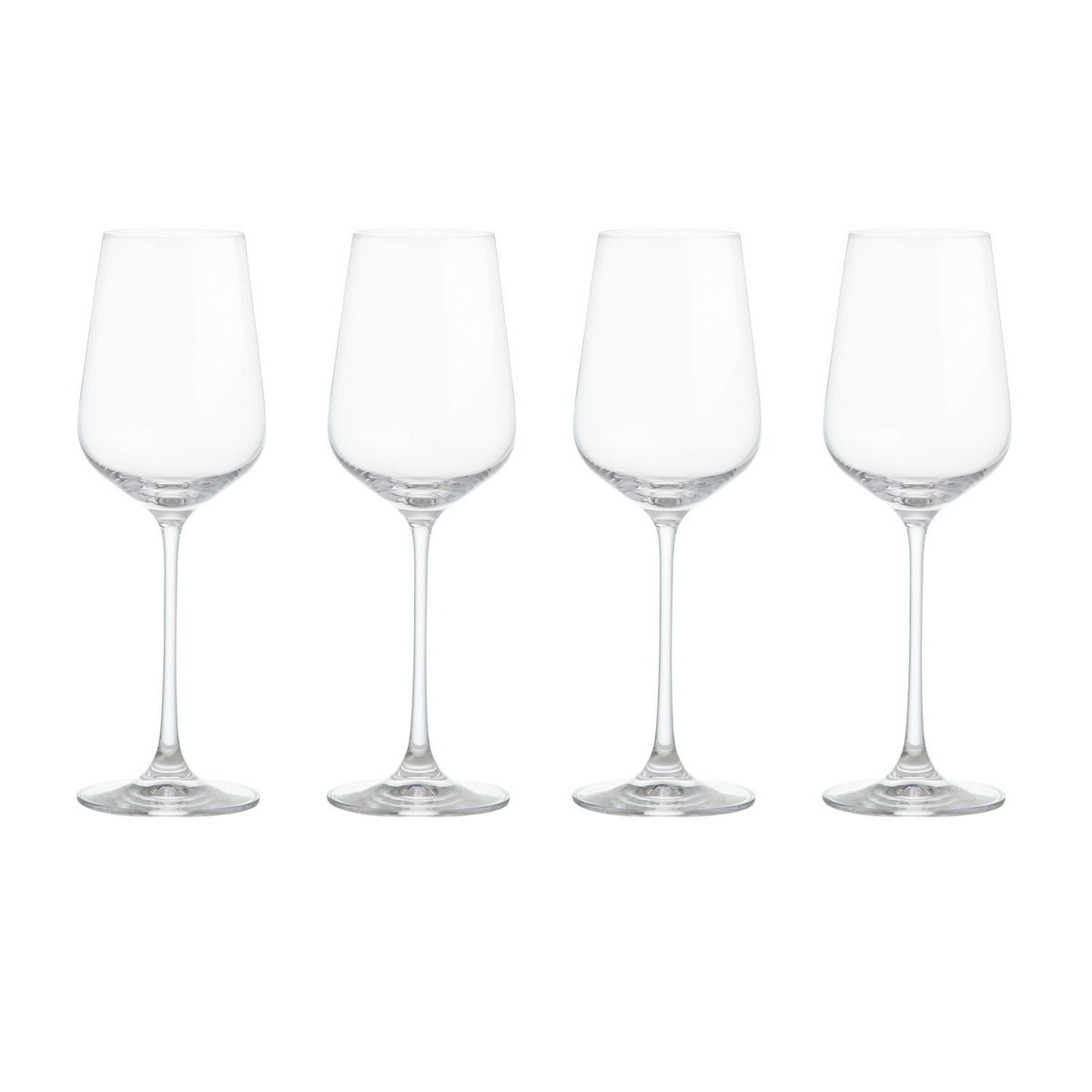 CRATE & BARREL - Set 4 Copa Vino Blanco Hip 14Oz