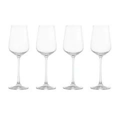 CRATE & BARREL - Set 4 Copa Vino Blanco Hip 14Oz