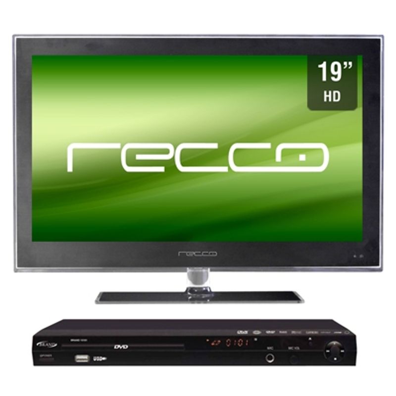  - Combo  LED 19 Pulgadas RLED-19D20 + Reproductor DVD RDV-683 HDMI