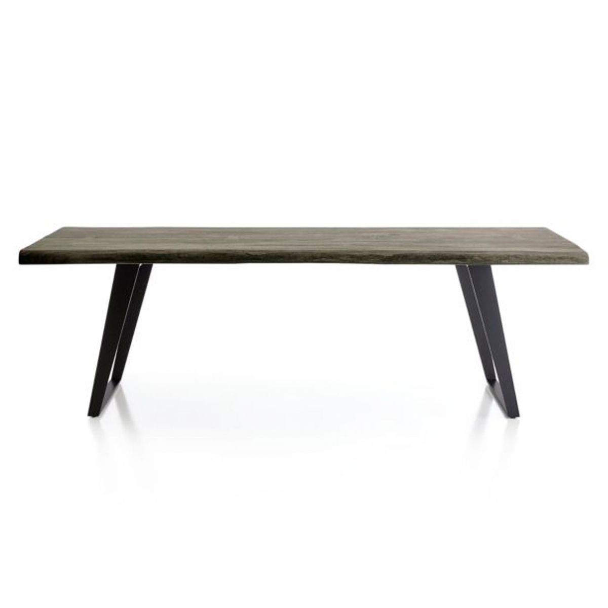 CRATE & BARREL - Mesa Comedor Yukon Gris Crate & Barrel