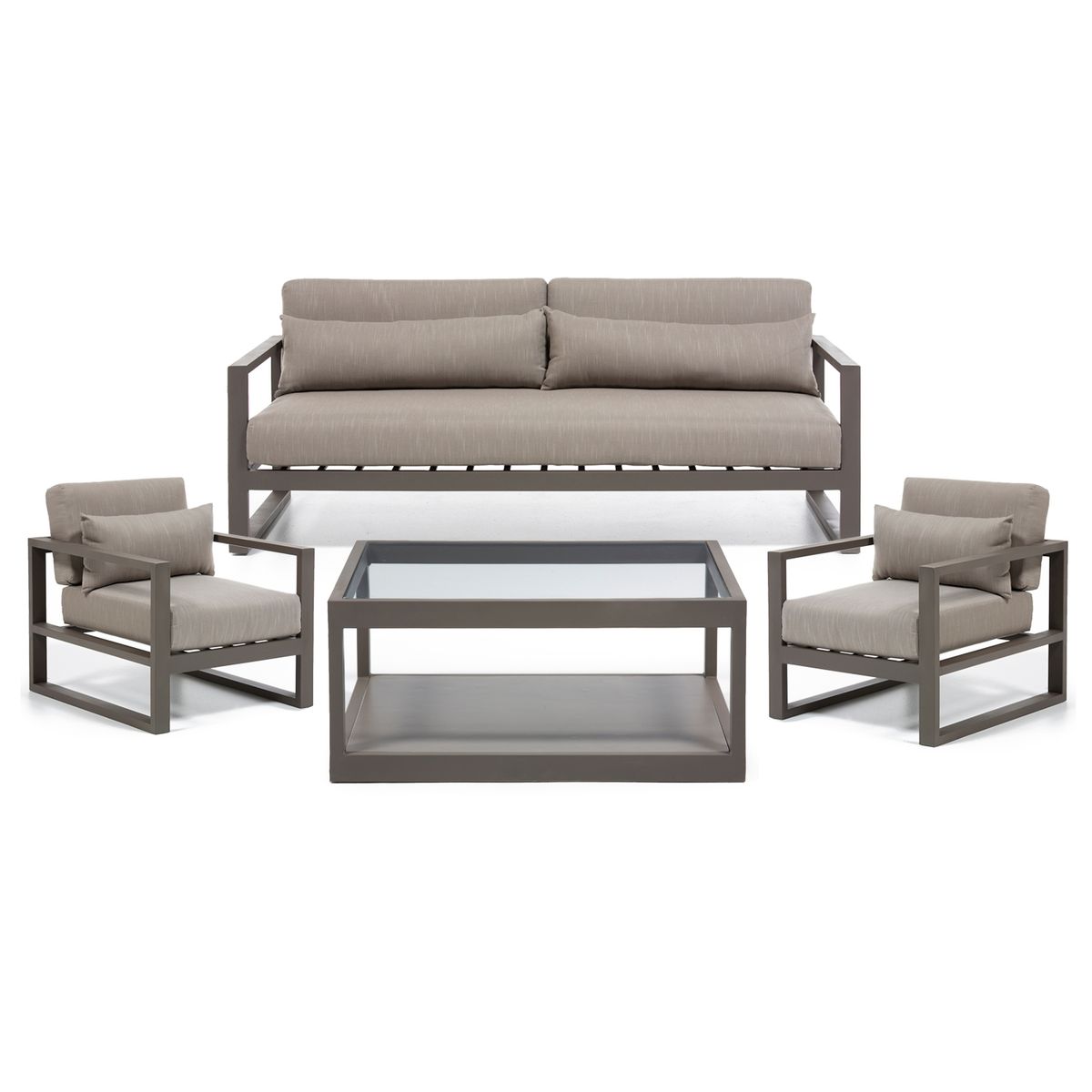 BASEMENT HOME - Juego de Terraza Monaco 3-1-1