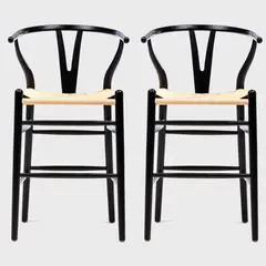 BASEMENT HOME - Pack 2 Pisos de Bar Kolding Neg/Nat