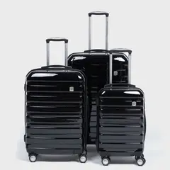 Benetton - Set de Maletas Shell Negro de Viaje