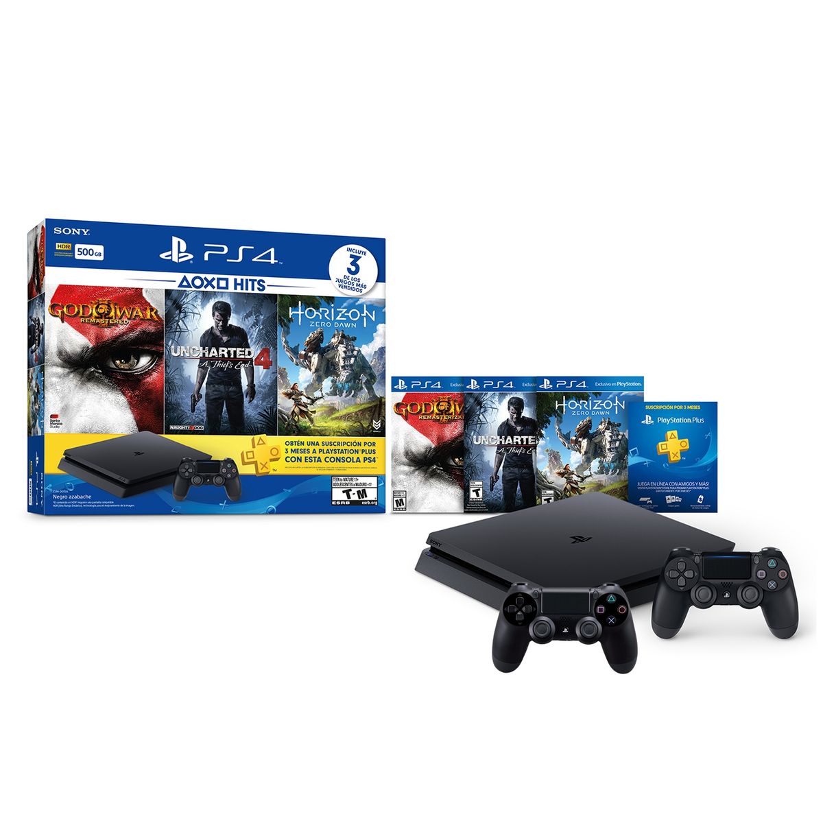  - Combo PS4 500GB + Control