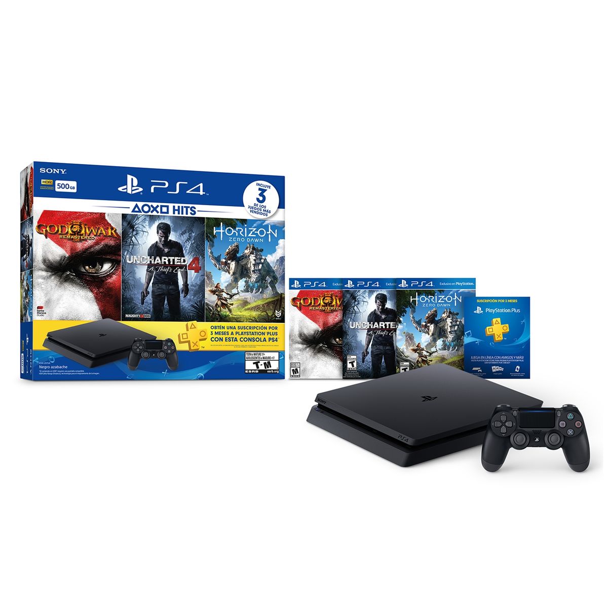  - Combo PS4 500GB + Control