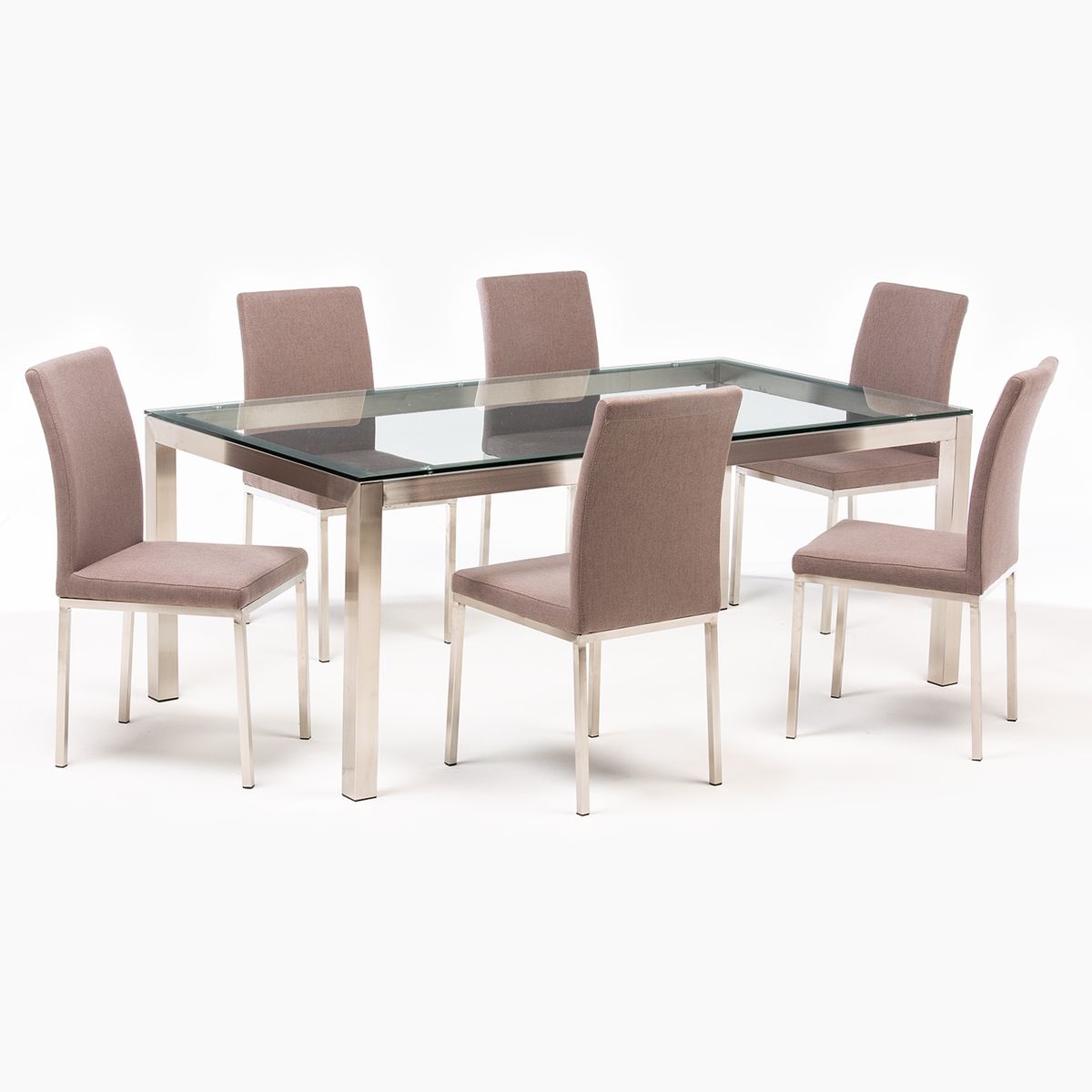 BASEMENT HOME - Juego Comedor Recto 6 Personas