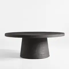CRATE & BARREL - Mesa Centro Willy Charcoal