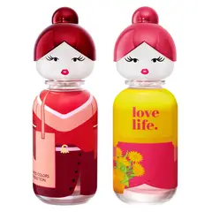BENETTON - Kit Perfumes Best Friends Sisterland Red Rose EDT 80ml + Yellow Peony EDT 80ml