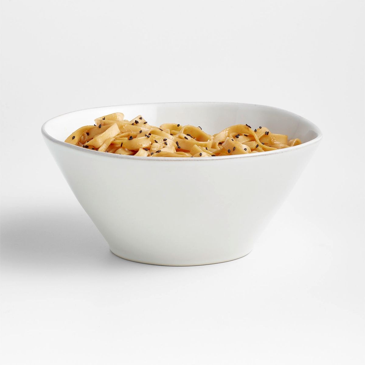 CRATE & BARREL - Set 4 Bowls Marin Blanco