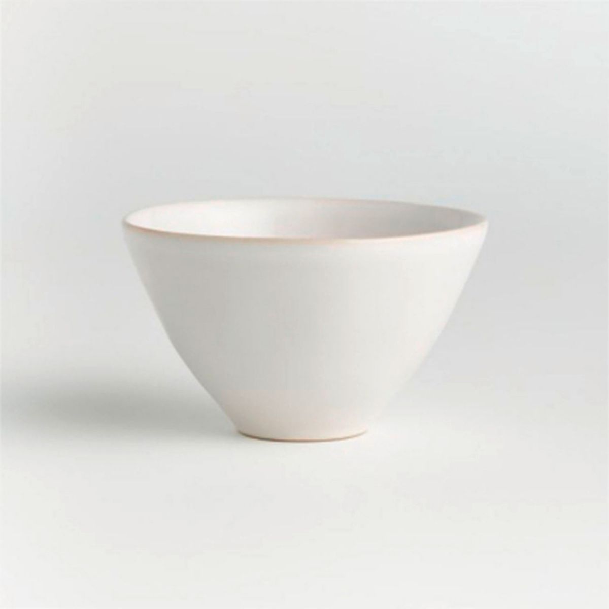CRATE & BARREL - Set 6 Bowls Mini Marin Blanco