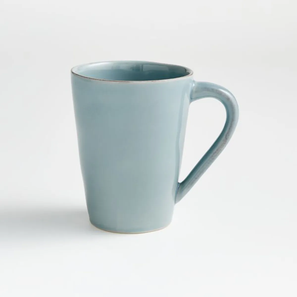 CRATE & BARREL - Set 6 Mugs Marin Azul