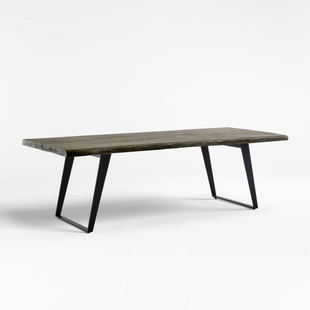 CRATE & BARREL - Mesa Comedor Yukon Gris 235cm