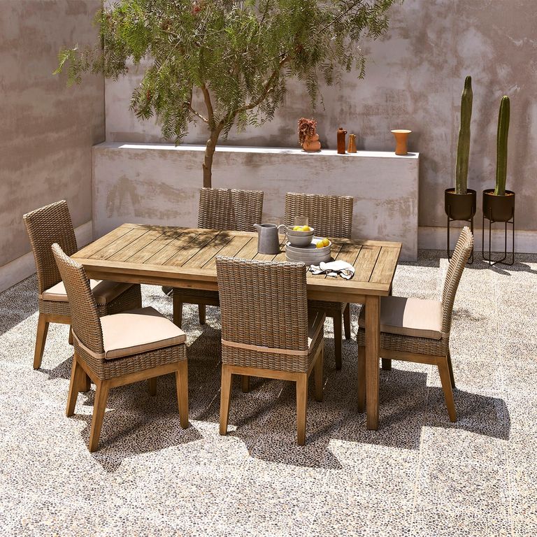 Juego De Comedor De Terraza 6 Sillas Kawaii