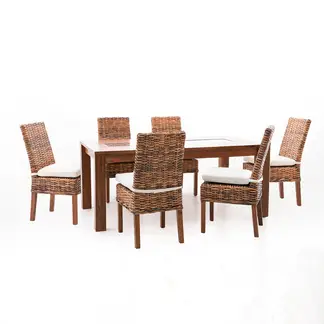 BASEMENT HOME - Juego de Comedor 6 Sillas Kretes