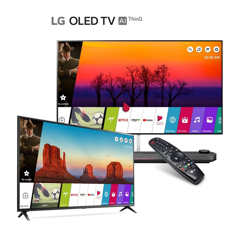  - OLED 65" W8PSA + LED 60" UK6200  4K Ultra HD Smart TV