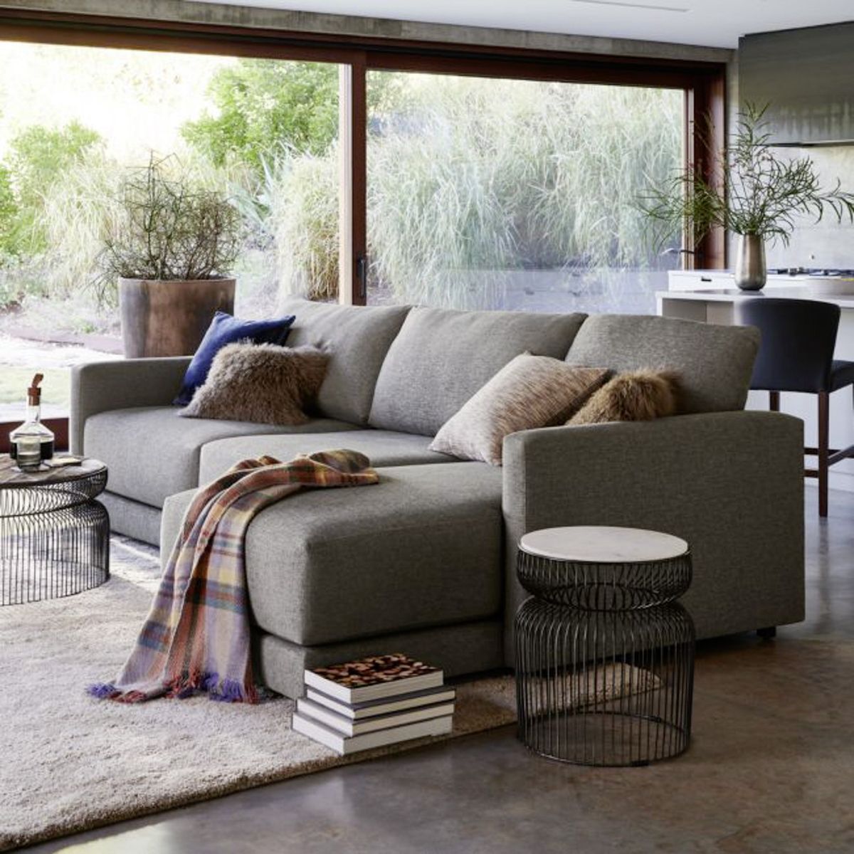 CRATE & BARREL - Seccional Gather Derecho Crate & Barrel