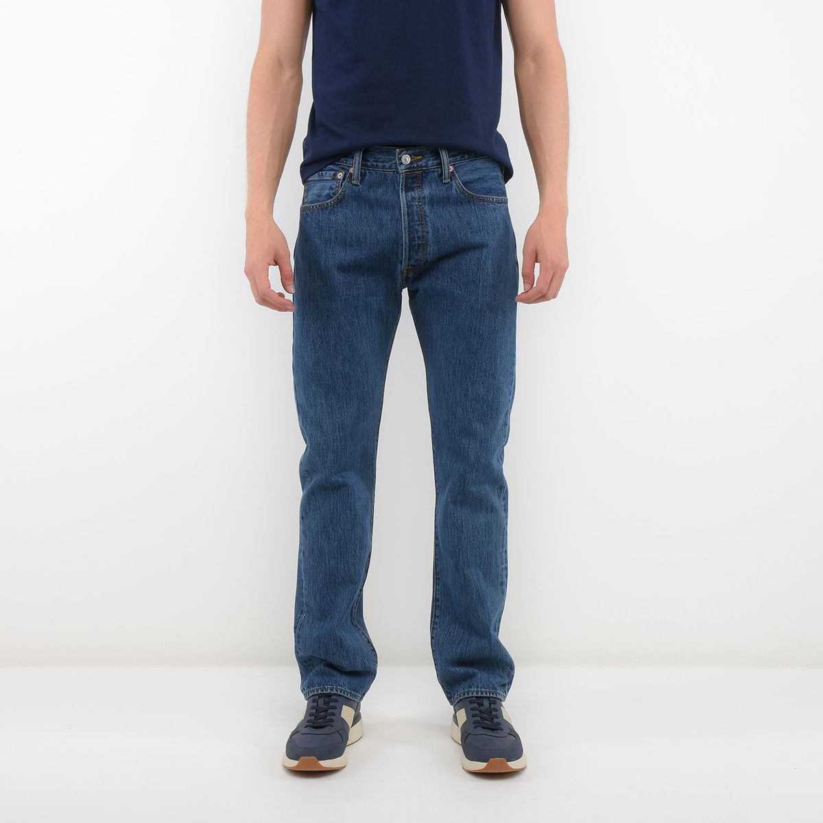LEVIS - Jean 5 Bolsillos para Hombre Recto 501 Largo 32 Levis