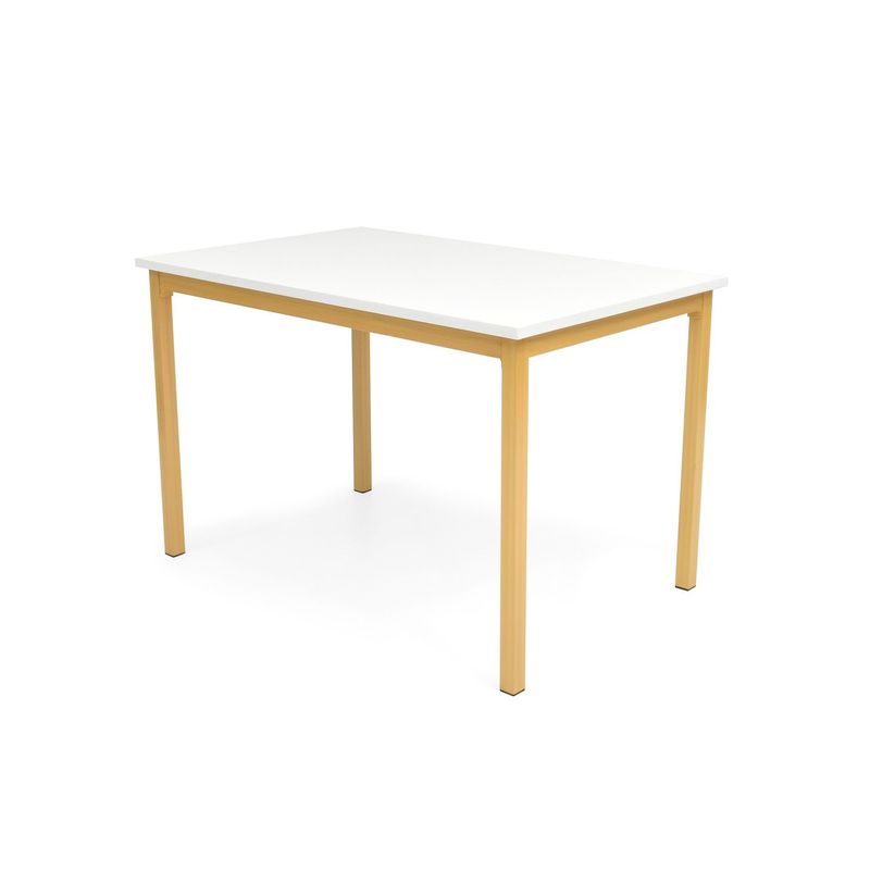MICA - Mesa de Comedor Moderna para 4 personas en Aglomerado MDF Rectangular Mica