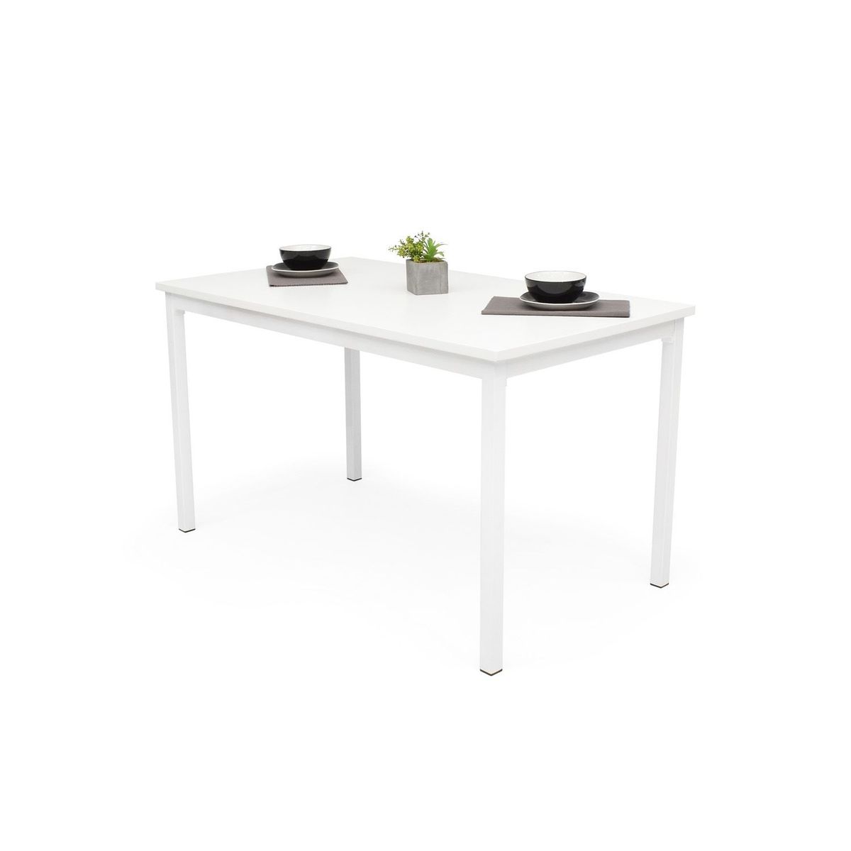 MICA - Mesa de Comedor Moderna para 6 personas en Aglomerado MDF Rectangular Mica
