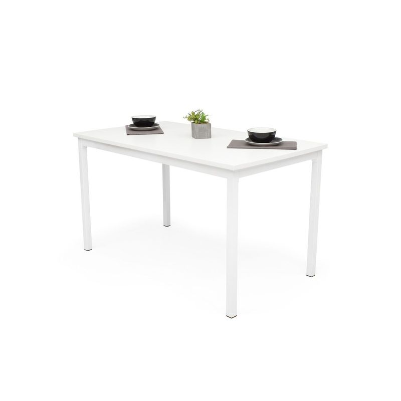 MICA - Mesa de Comedor Moderna para 6 personas en Aglomerado MDF Rectangular Mica