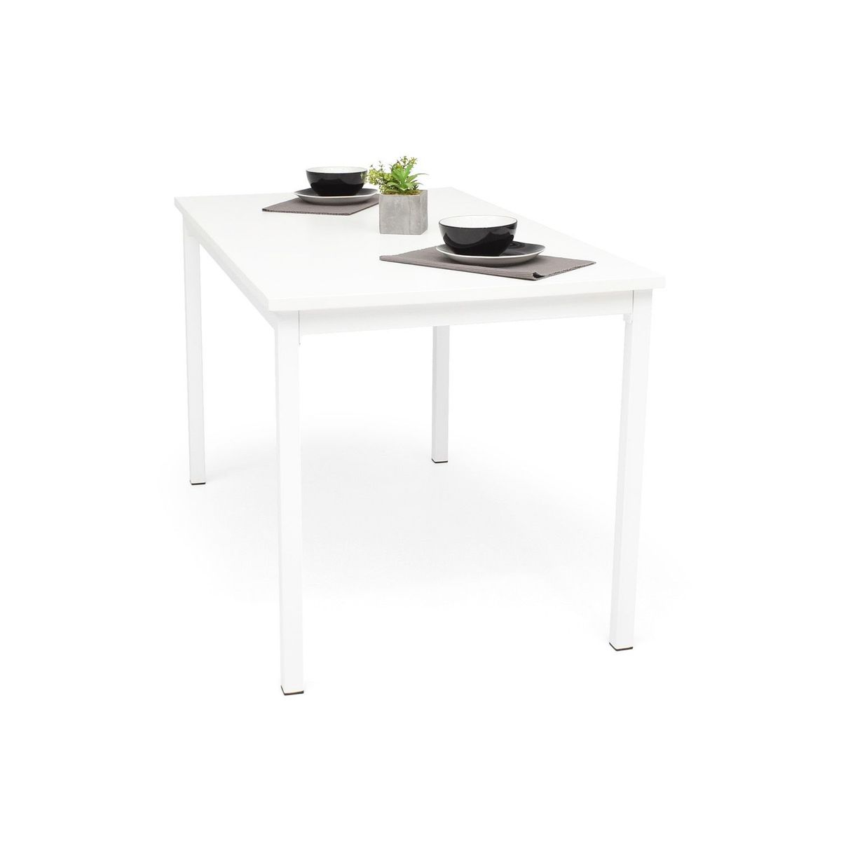 MICA - Mesa de Comedor Moderna para 6 personas en Aglomerado MDF Rectangular Mica