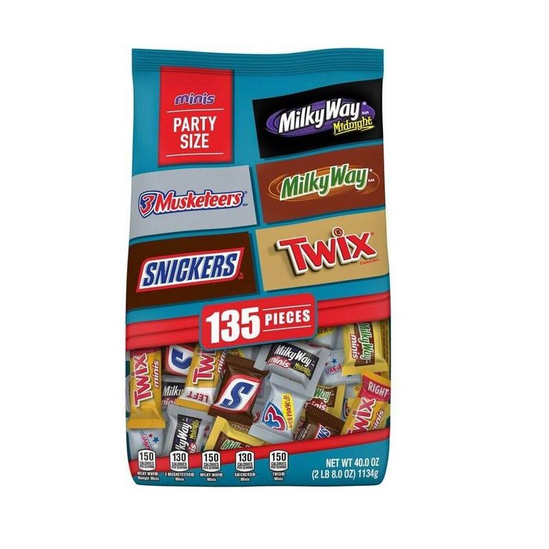  - Chocolates Mars Minis Americanos Party Size Bolsa