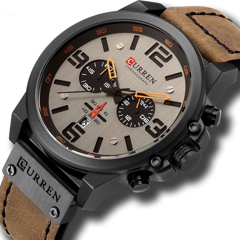 GENERICO - Reloj deportivo hombre cronografo curren 8314