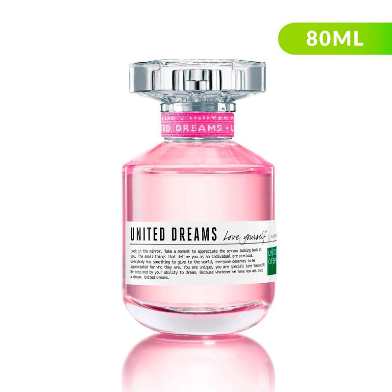 BENETTON - Perfume Benetton United Dreams Love Yourself Mujer 80 ml EDT