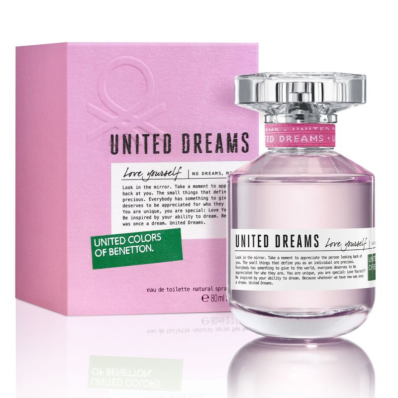 "Perfume Benetton United Dreams Love Yourself Mujer 80 ml EDT"