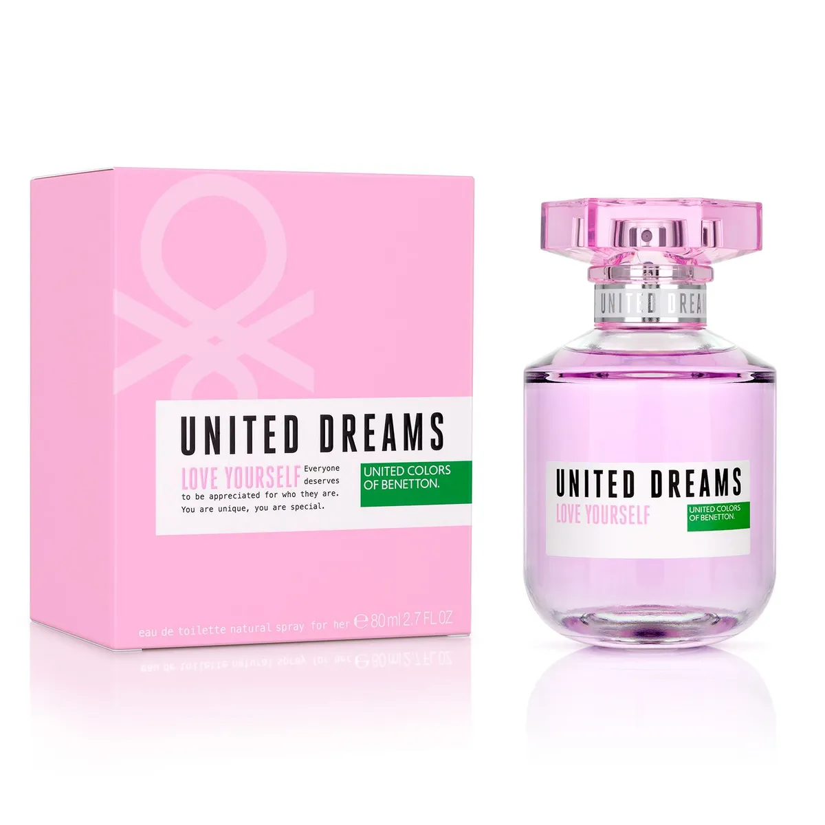  - Perfume Mujer Benetton United Dreams Love Yourself Eau de toilette 80 ml 