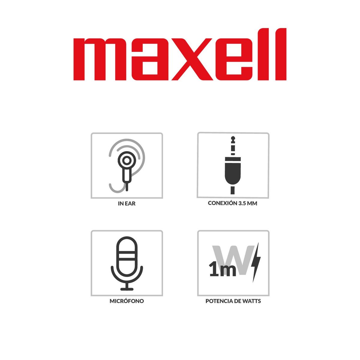 MAXELL - Audífonos Plugz In-225