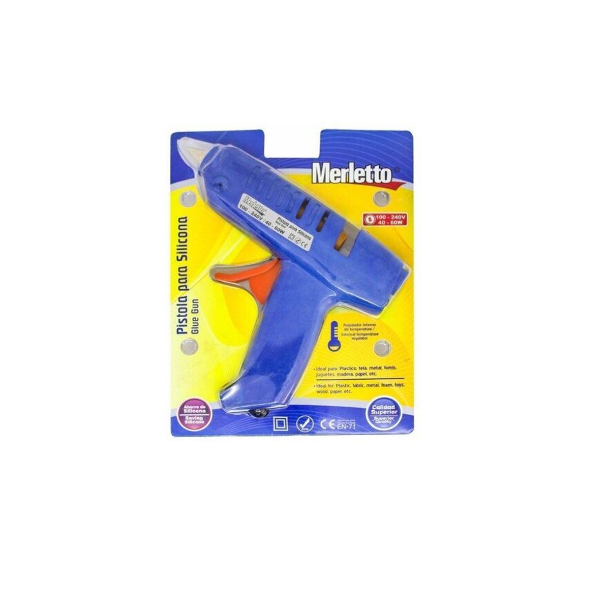  - Pistola merletto para silicona azul