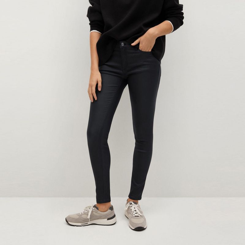 Jean Skinny Noir MNG Mango – Taille US 4 – Modèle Lizzy – 32 D’entrejambe – Très Bon état