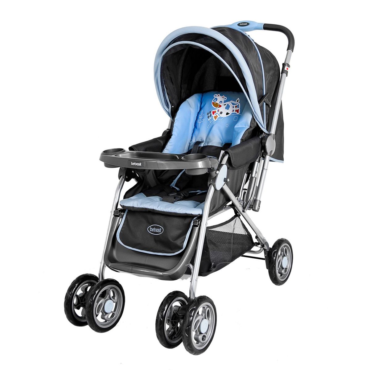 BEBESIT - Coche reversible Break animalitos vaca