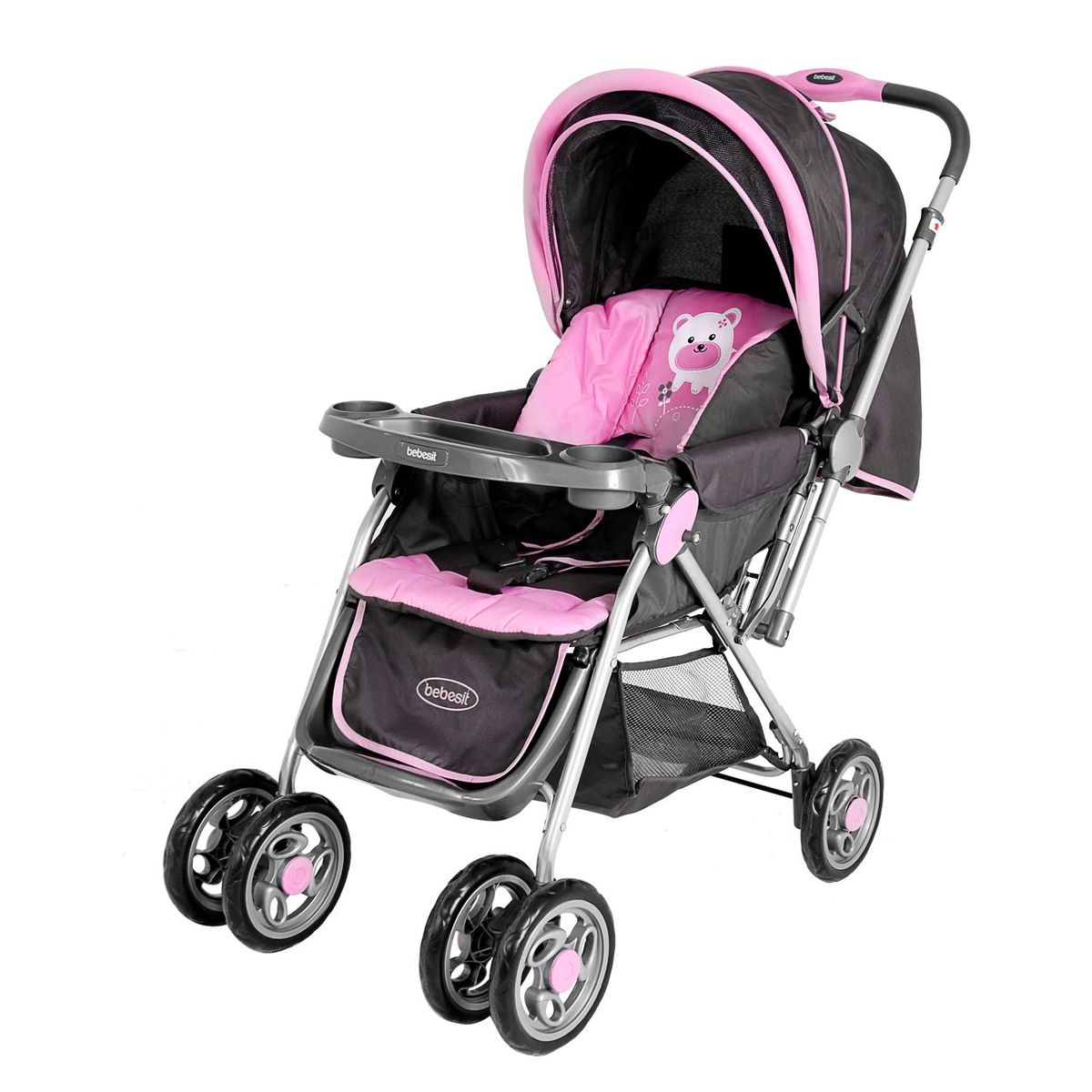 BEBESIT - Coche reversible Break animalitos oso 