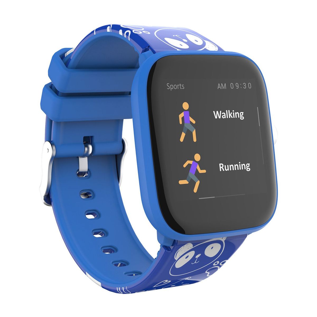 MULTITECH - Smart watch KID Multitech con Medición de Temperatura. Reloj inteligente para niños. Frecuencia cardiaca, pasos diarios y localización. Resistente al agua. Juegos. Alerta de fiebre