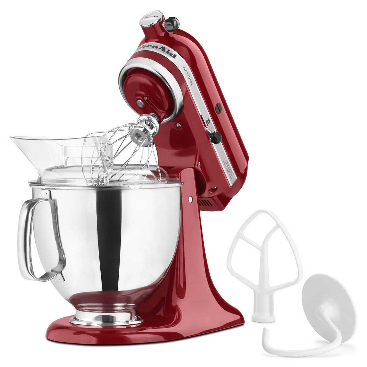 KITCHENAID - Batidora de Pedestal KitchenAid Artisan KSM150PSER Rojo, 10 velocidades
