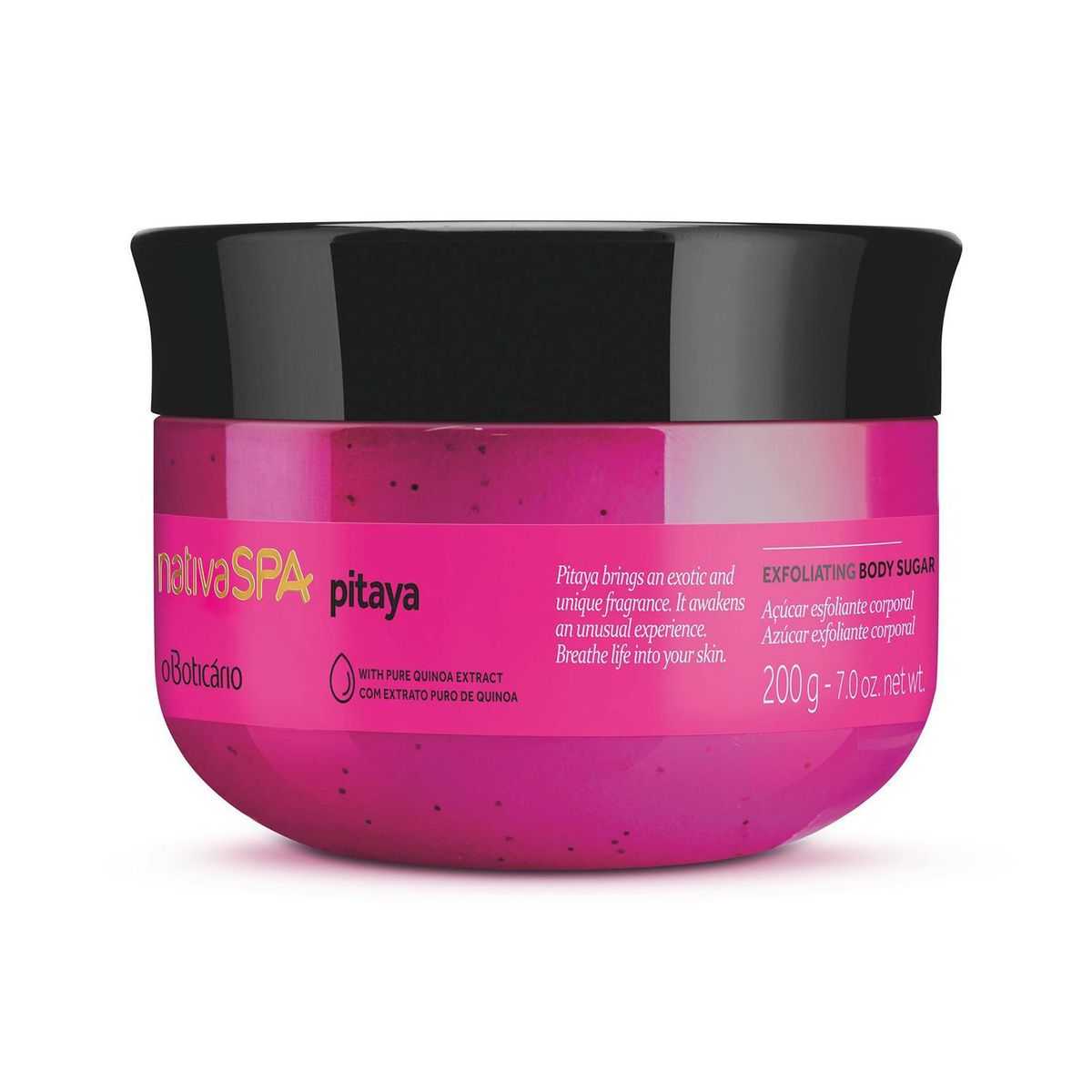 NATIVA SPA - Exfoliante Pitaya Nativa Spa O Boticario para Piel Normal 200 g