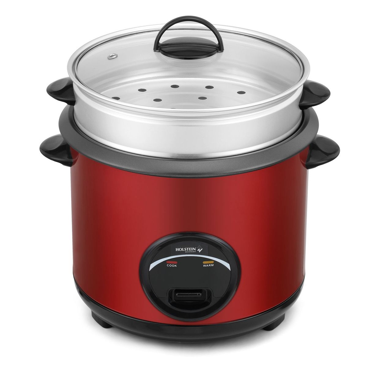 HOLSTEIN HOUSEWARES - Olla Arrocera Holstein 12 Tazas con Vaporera