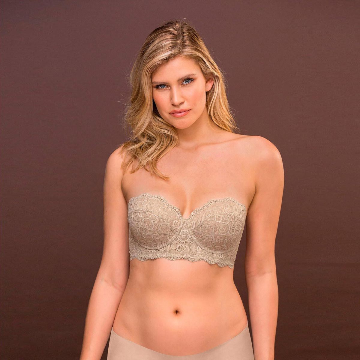 LEONISA - Brasier con Encaje Push Up Con varilla LEONISA