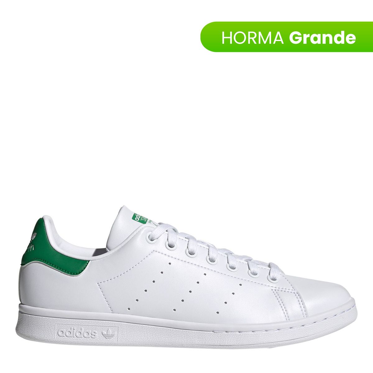 ADIDAS ORIGINALS - Tenis Adidas Originals Moda Stan Smith Hombre Blanco Horma Grande