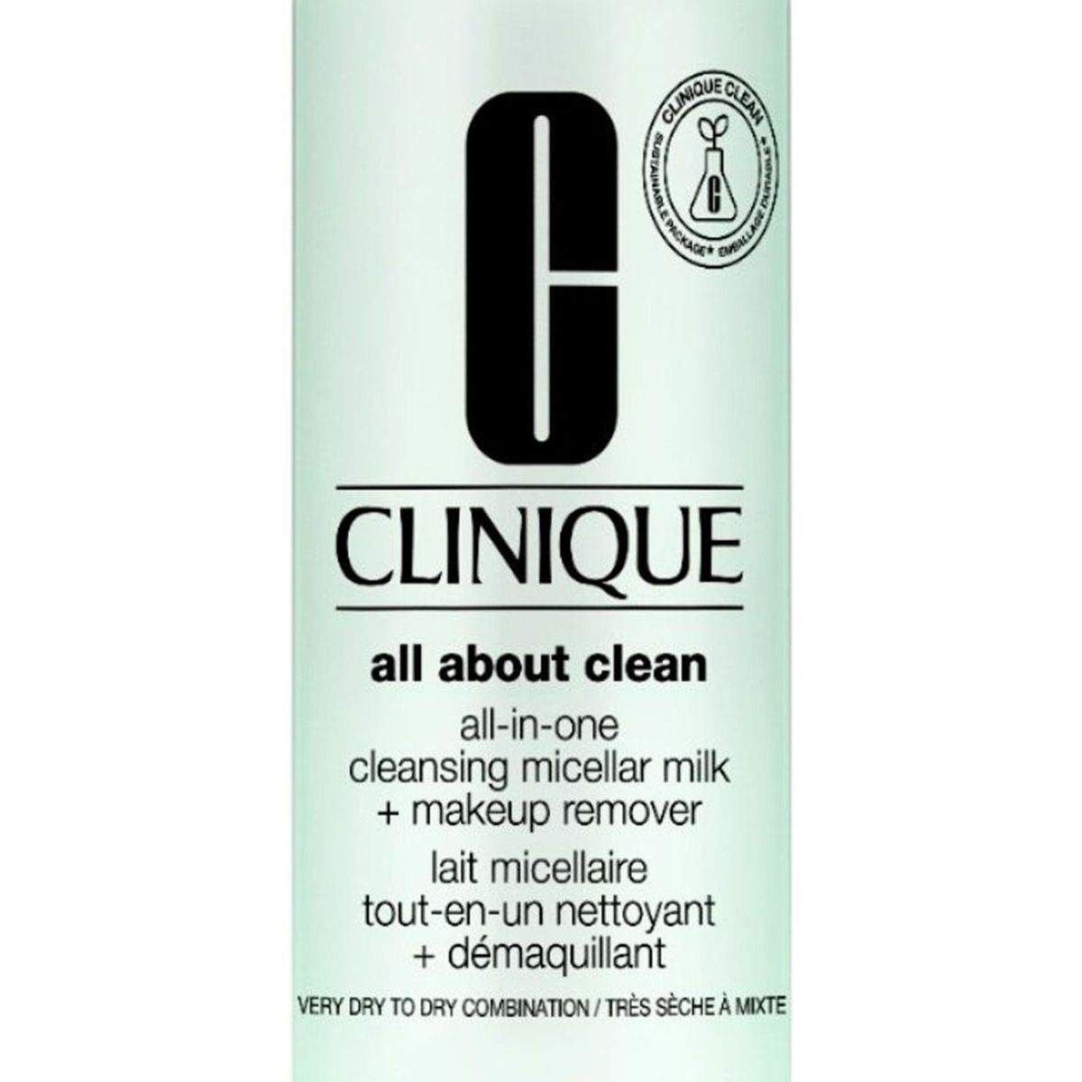 CLINIQUE - Limpiadora Clinique All About Clean Micellar Milk + Makeup Remover Piel Mixta Seca 200 ml