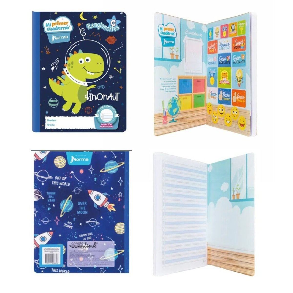 NORMA - Cuaderno Norma 100H Rengloncitos C Niño