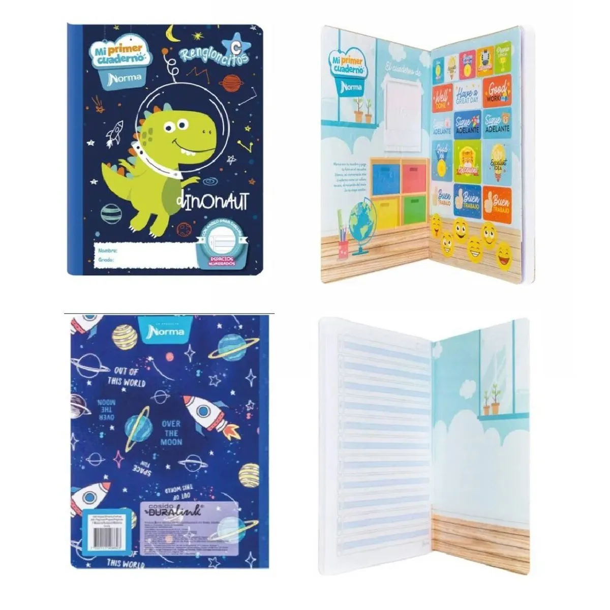 NORMA - Cuaderno Norma 100H Rengloncitos C Niño