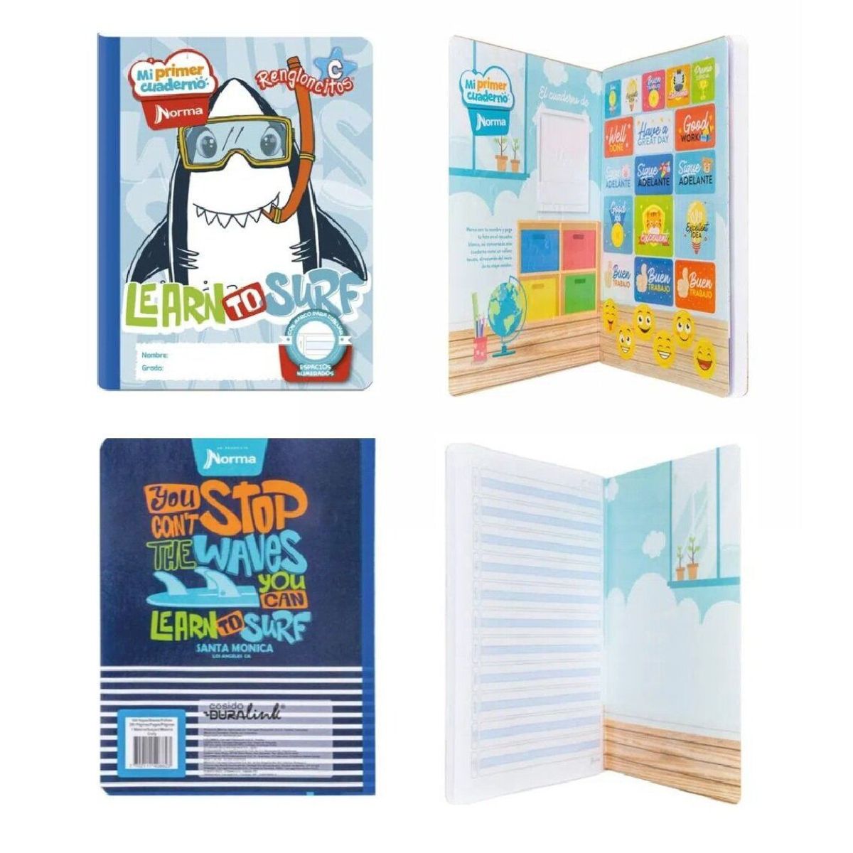 NORMA - Cuaderno Norma 100H Rengloncitos C Niño