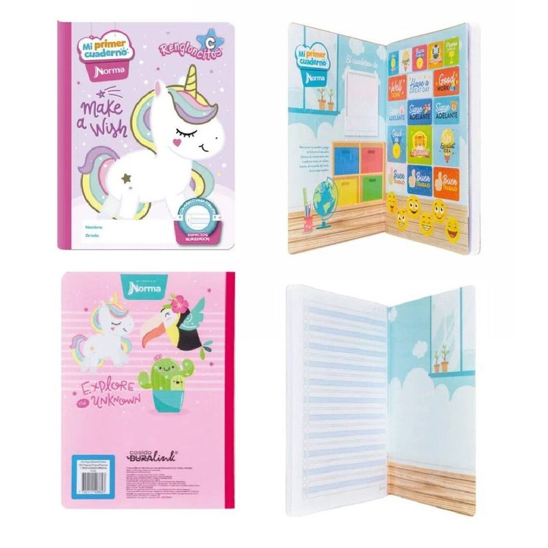 NORMA - Cuaderno Norma 100H Rengloncitos C Niña