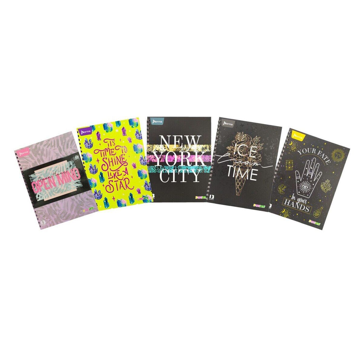 NORMA - Cuaderno norma arg. Femenino 7 materias cuadros