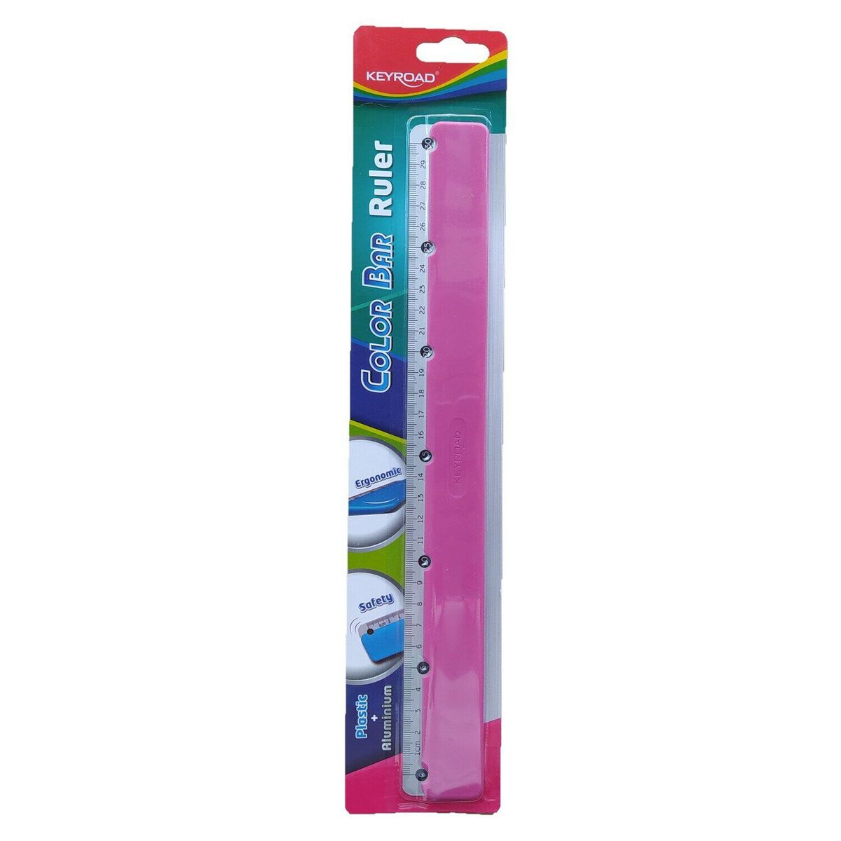 KEYROAD - Regla Keyroad Metalica 30 Cm